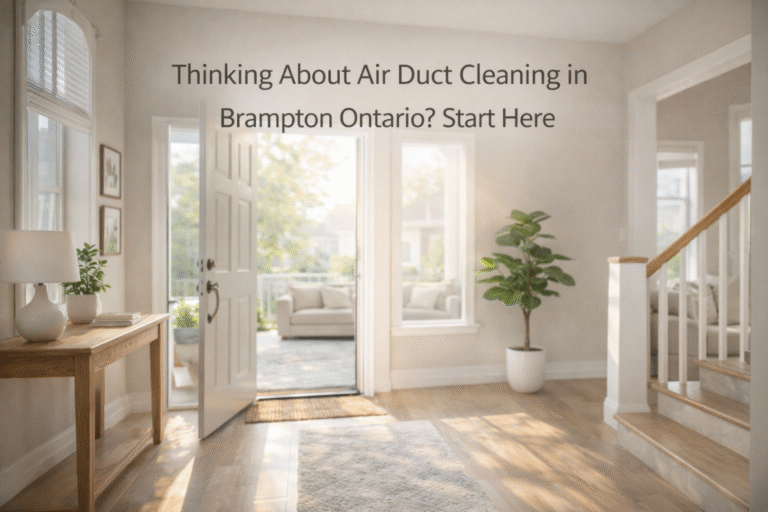 Thinking About Air Duct Cleaning in Brampton Ontario Start Here